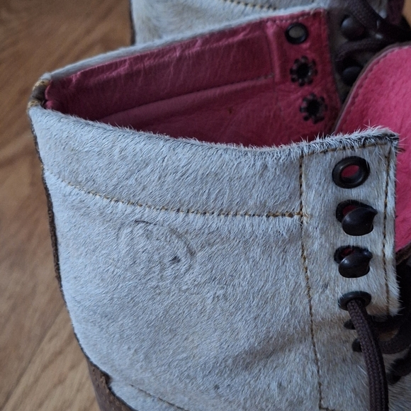 Gold Rush Western Pony Hair Boots 8.5 - Picture 4 of 13